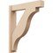 Ekena Millwork 6-in W x 30-in D x 36-in H Funston Block Rough Cedar Woodgrain TimberThane Outlooker, Primed Tan OUTUR060X30X36FST44RCPR - alternate 1